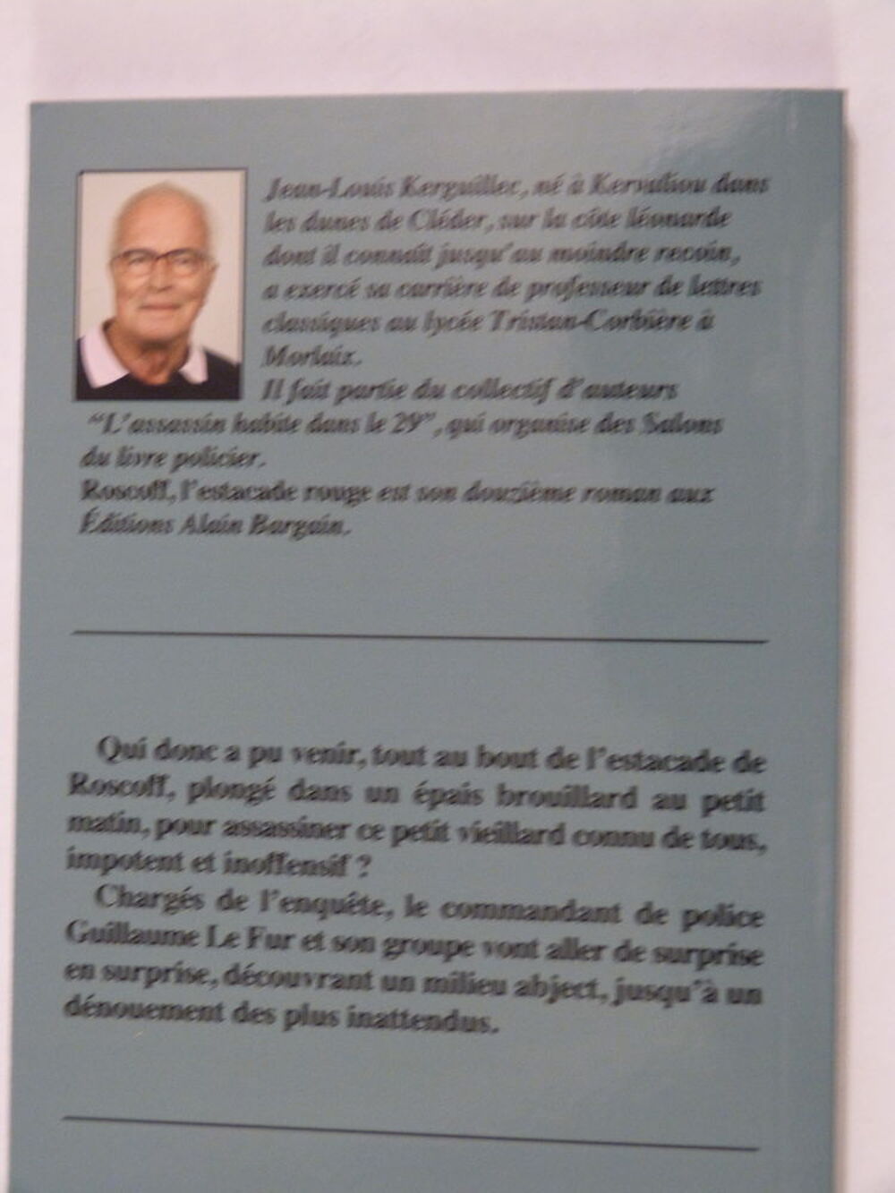 ROSCOFF L ESTACADE ROUGE roman policier BRETON BARGAIN Livres et BD