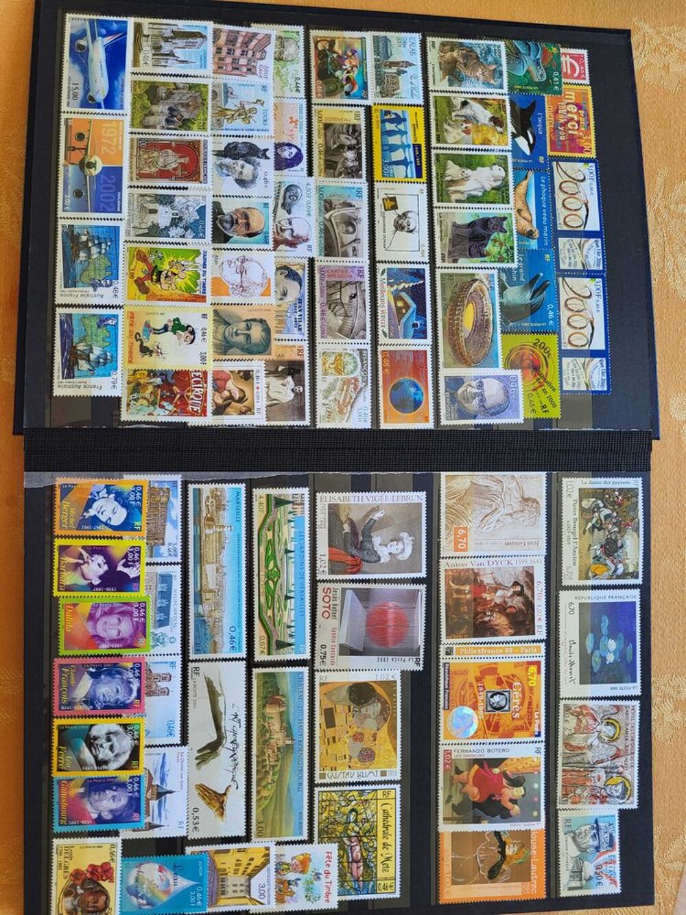 Collection de Timbres poste de France Europe et &agrave;‰trangers 