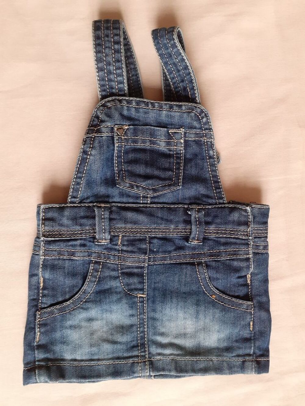 Robe salopette en jean 3 mois Vêtements enfants