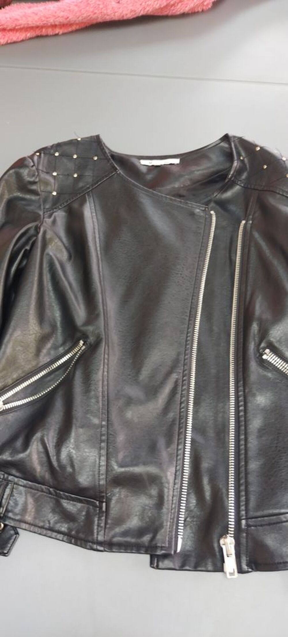 Manteau simili cuir V�tements