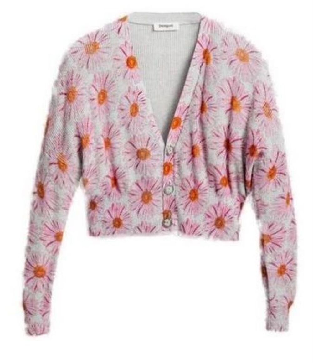beau pull Desigual marguerite Vêtements