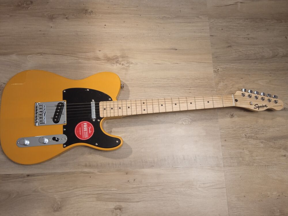Guitare &eacute;lectrique Fender Squier t&eacute;l&eacute;caster sonic Buterscotc Instruments de musique