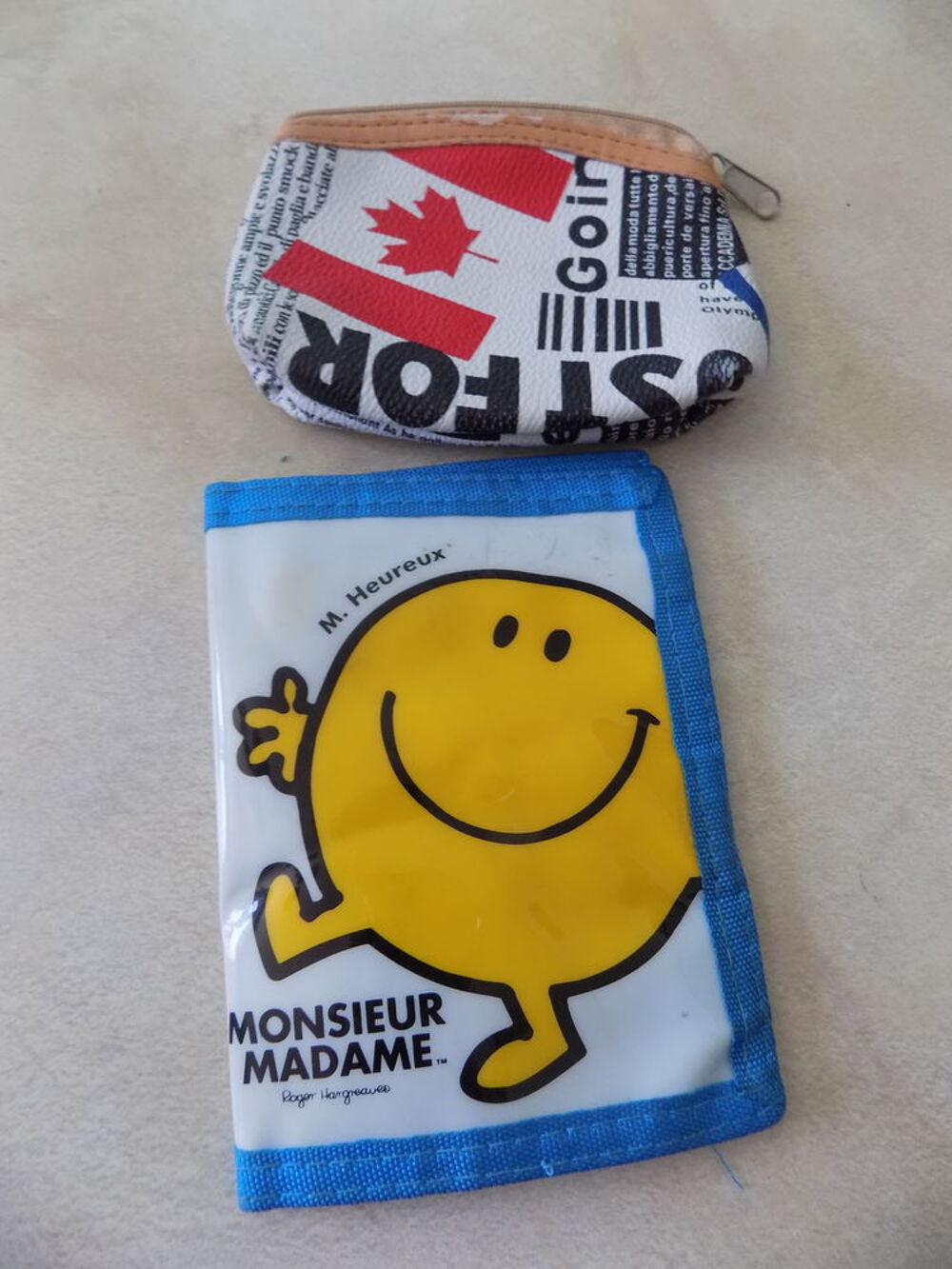 portefeuille Mr/Mme et porte monnaie Maroquinerie