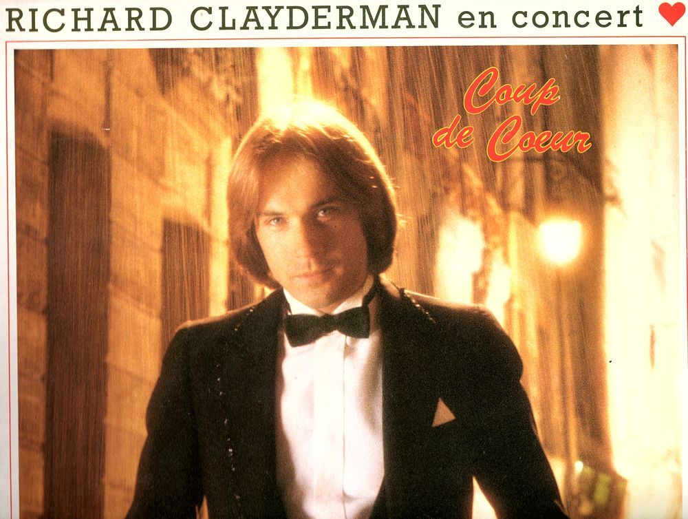 richard CLAYDERMAN en concert 25 titres CD et vinyles