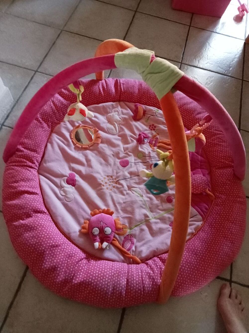 Tapis d'&eacute;veil rose Verbaudet Jeux / jouets
