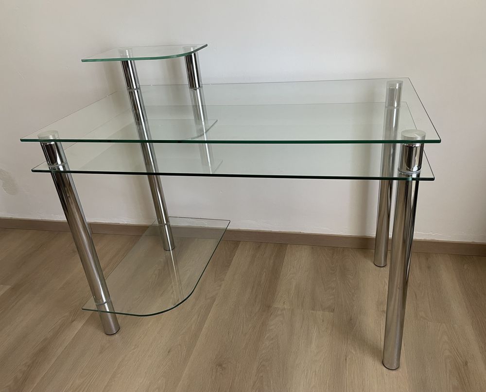 Bureau avec plateaux en verre Meubles