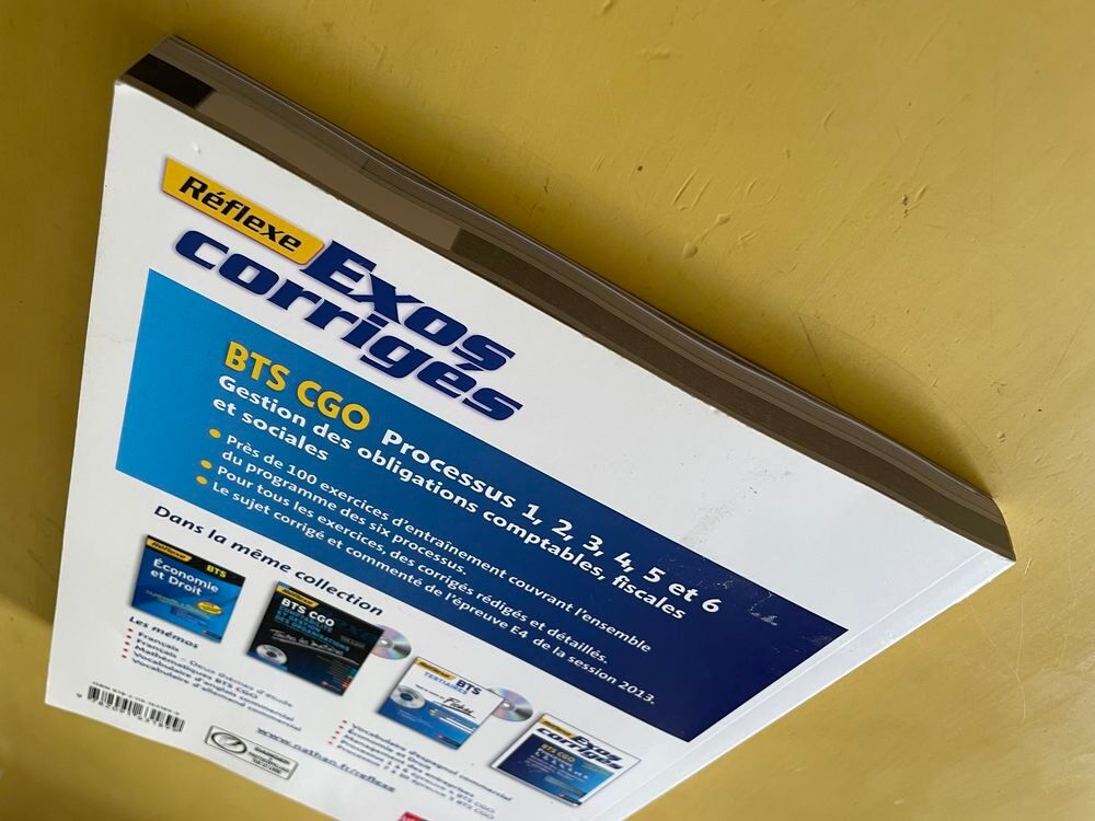 Exercices Corrig&eacute;s Bts Cgo Processus 1, 2, 3, 4, 5 Et 6 - Livres et BD