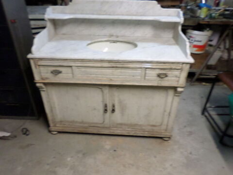 coiffeuse en marbre blanc tr�s ancienne 300 Les Mazures (08)