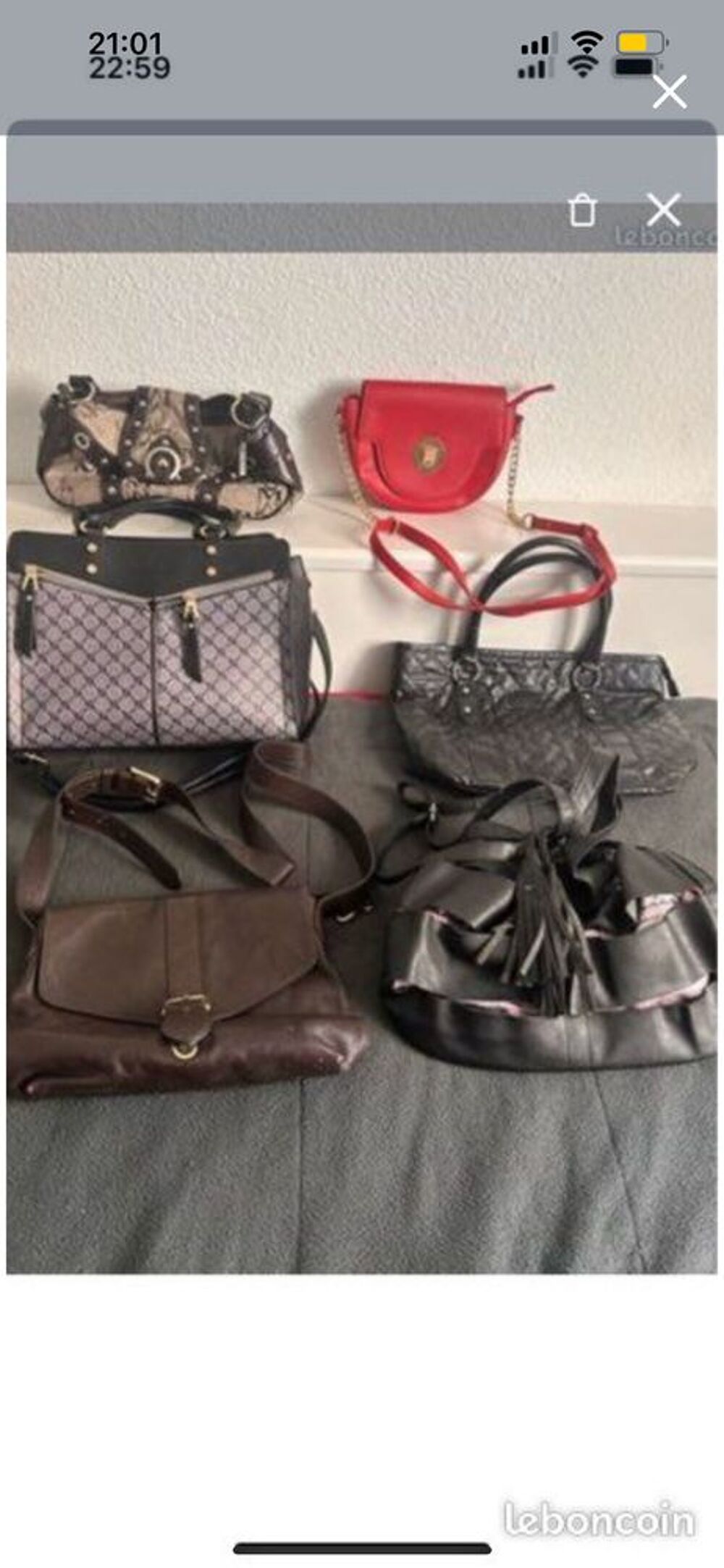 6 sacs quasi neuf Maroquinerie