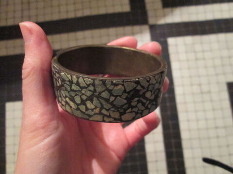 Bracelet indien m�tal et �clats de pierres 5 Herblay (95)