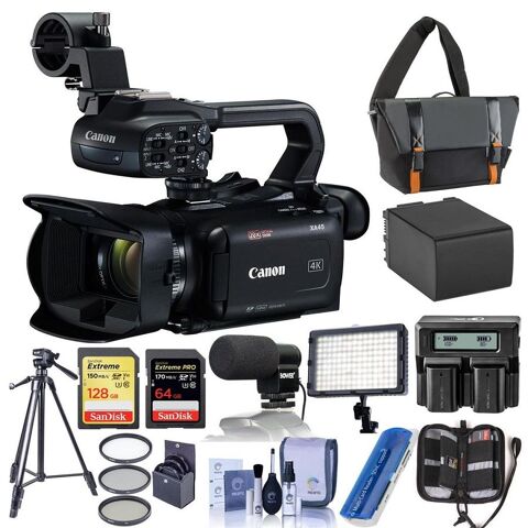 Canon XA45 4K UHD Pro Camcorder with 20x Zoom Lens,with Prem 1790 Taintrux (88)