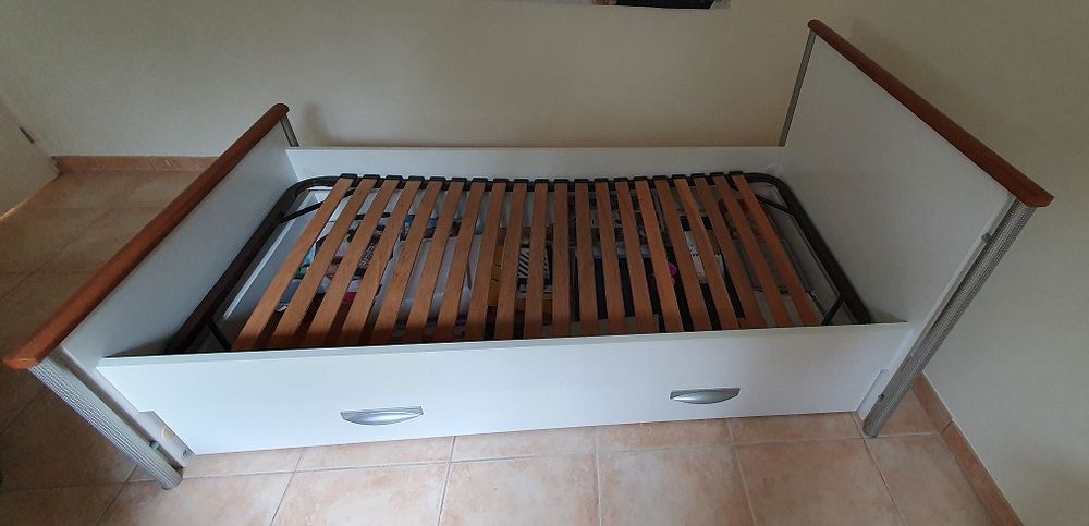 Lit Gautier 1 personne - 90 cm x 200 cm Meubles