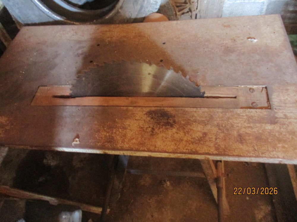 SCIE SUR CHARIOT 380 V Bricolage