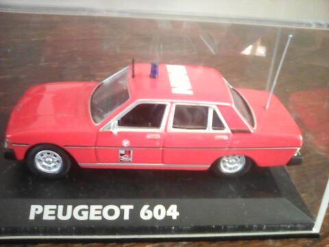 Peugeot 604 Pompier Modèle Réduit 1/43 13 Marmande (47)