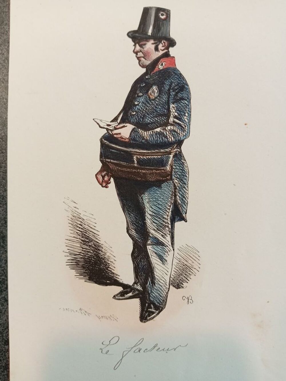 20 GRAVURES ORIGINALES DE 1830 METIERS EN COSTUMES 
