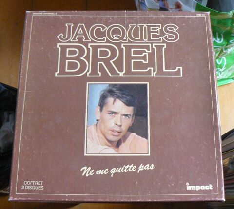 Coffret Jacques BREL : Ne me quitte pas - 3 LPs - Impact 10 Argenteuil (95)