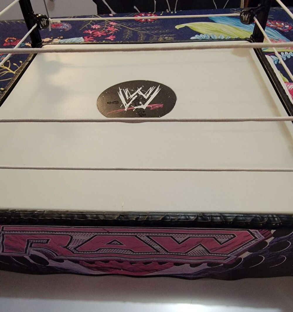 WWE Ensemble Ar&egrave;ne catcheurs RAW avec accessoires Jeux / jouets