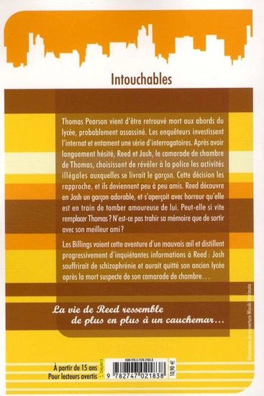 Kate BRIAN : INTOUCHABLES - S&eacute;rie CAMPUS Livres et BD