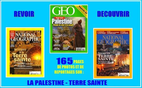 LA PALESTINE - g�o - TERRE SAINTE  14 Lille (59)