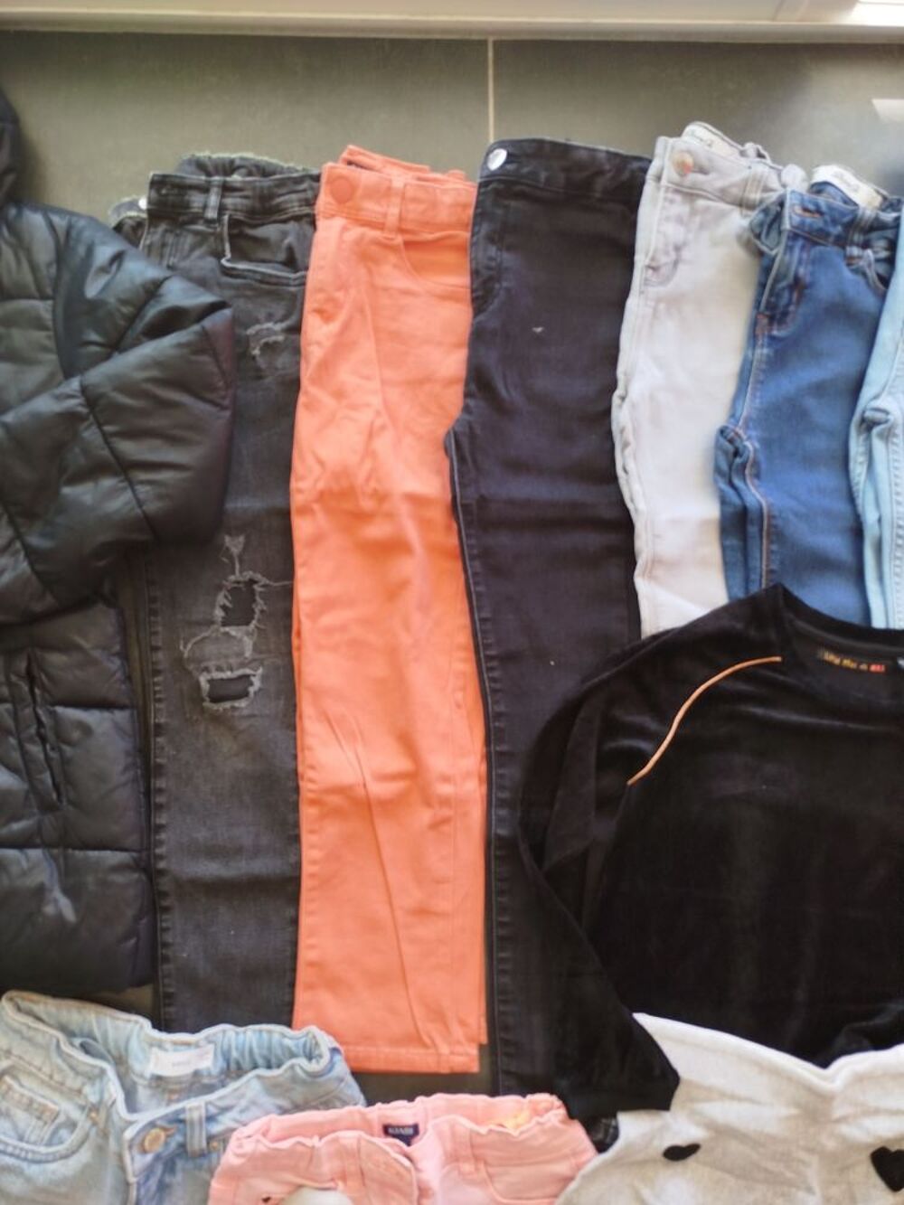 Lot de v&ecirc;tements fille hiver 8/10 ans V�tements enfants