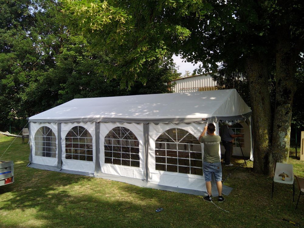 BARNUM 8 X 5 40M2 POUR RECEPTION MARIAGE ANNIVERSAIRE.. Jardin