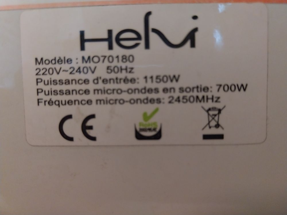 MICRO-ONDES Electrom�nager