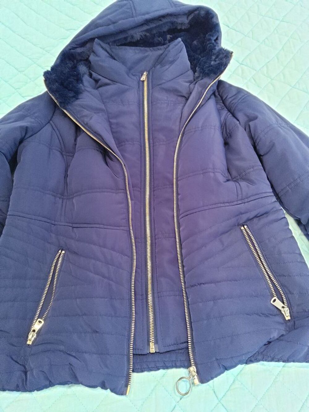 DOUDOUNE courte "BREAL" 38 avec capuche Vêtements
