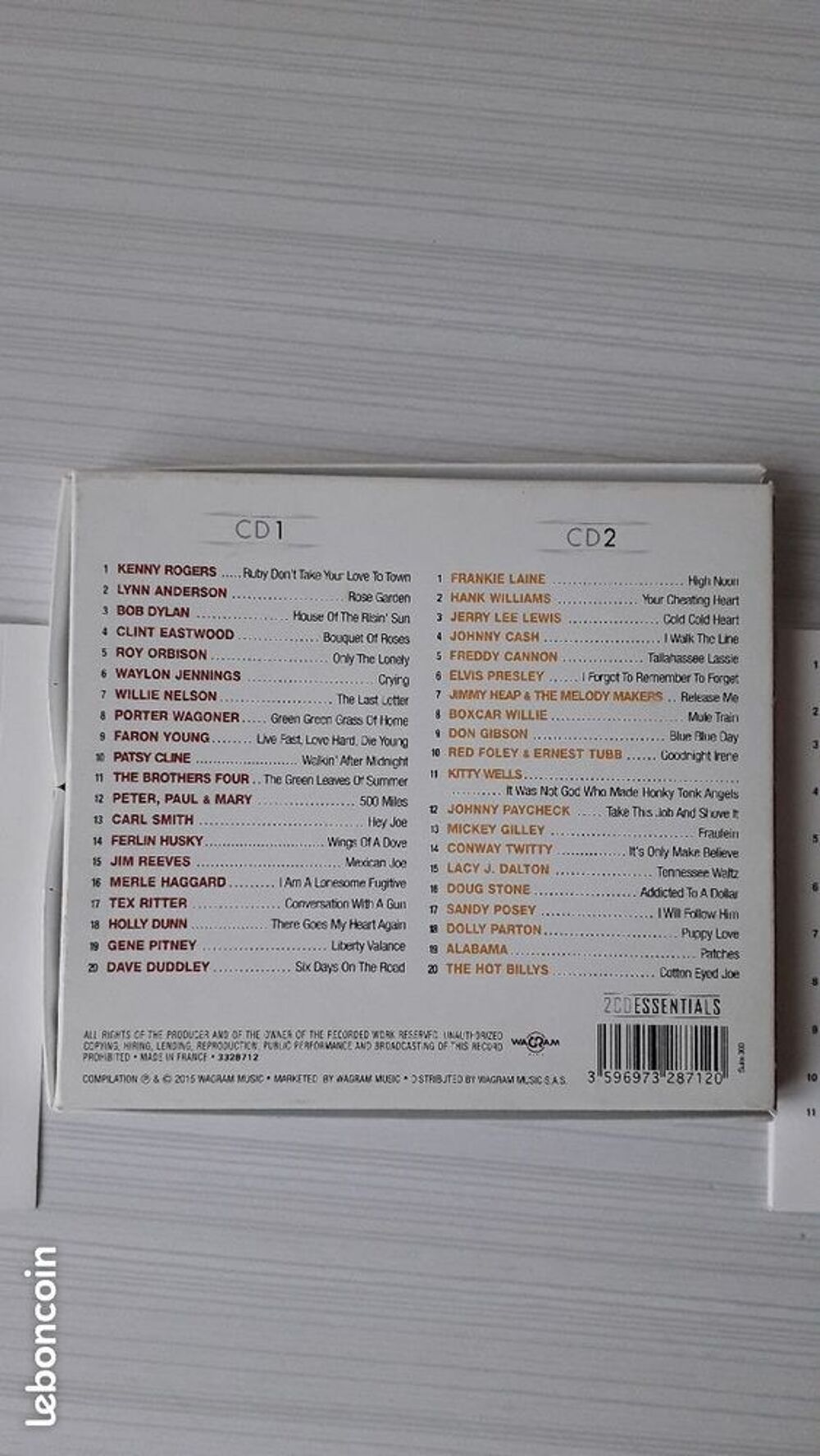 Coffret CD Country CD et vinyles