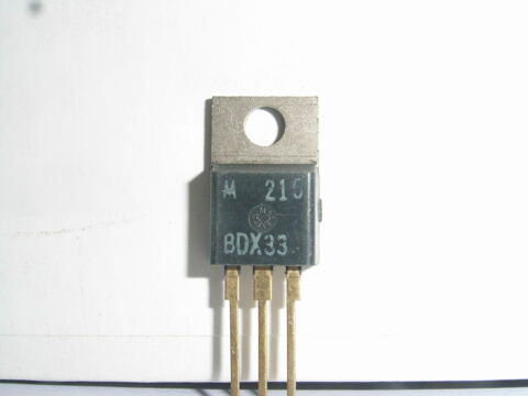 TRANSISTORS BDX 33 (52) 50 Vend�me (41)