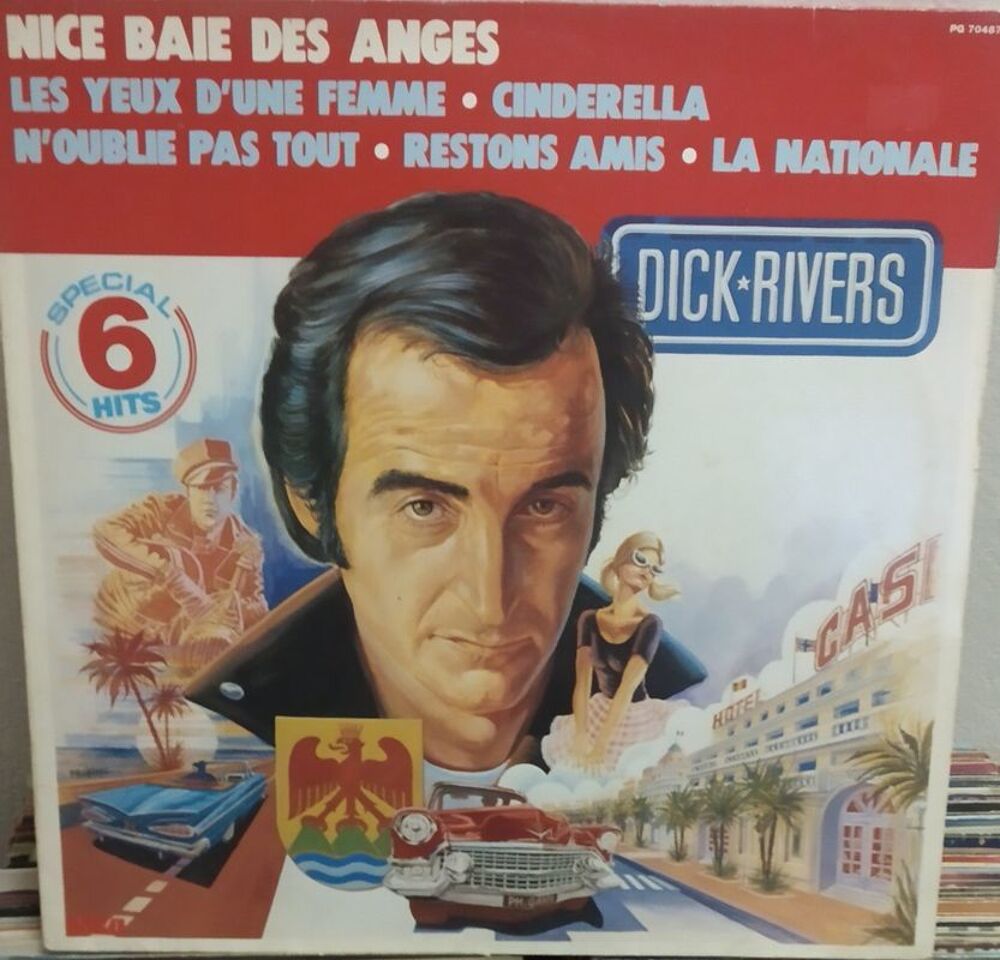 Album 33 TR Dick Rivers Sp&eacute;cial 6 Hits CD et vinyles