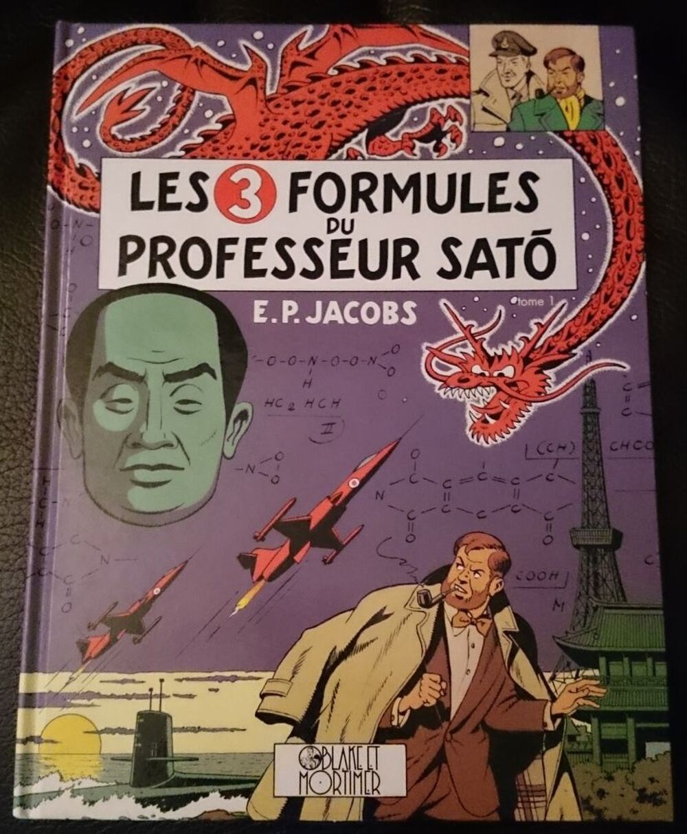 BD - Blake&amp;Mortimer - Les 3 formules du professeur Sato(T1) Livres et BD