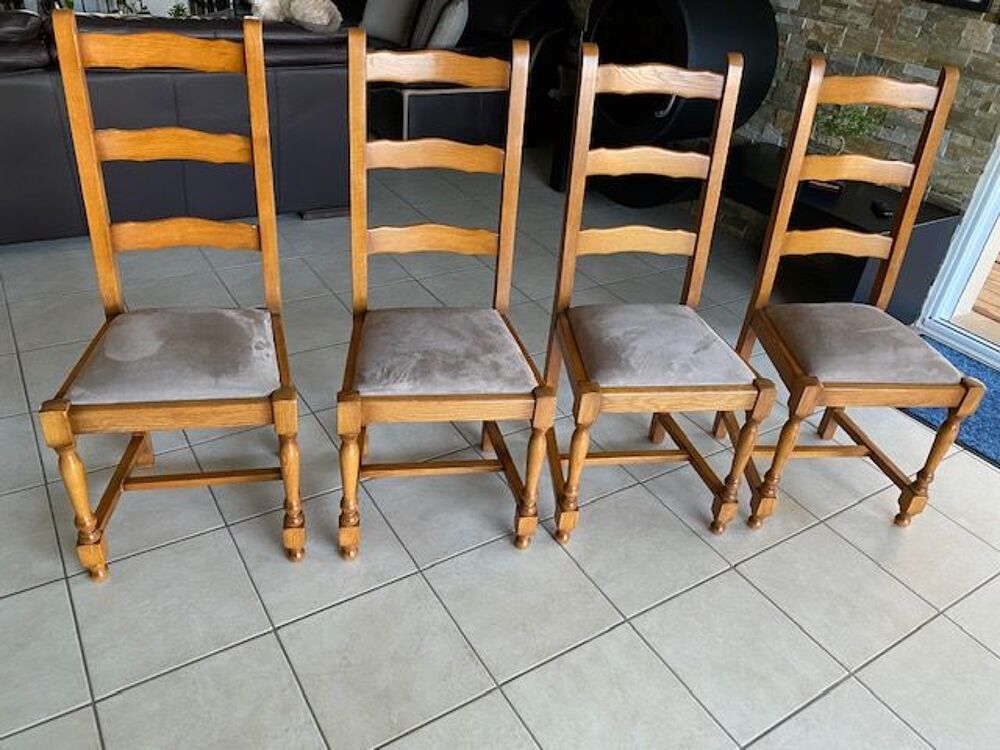 Chaises en ch&ecirc;ne massif Meubles