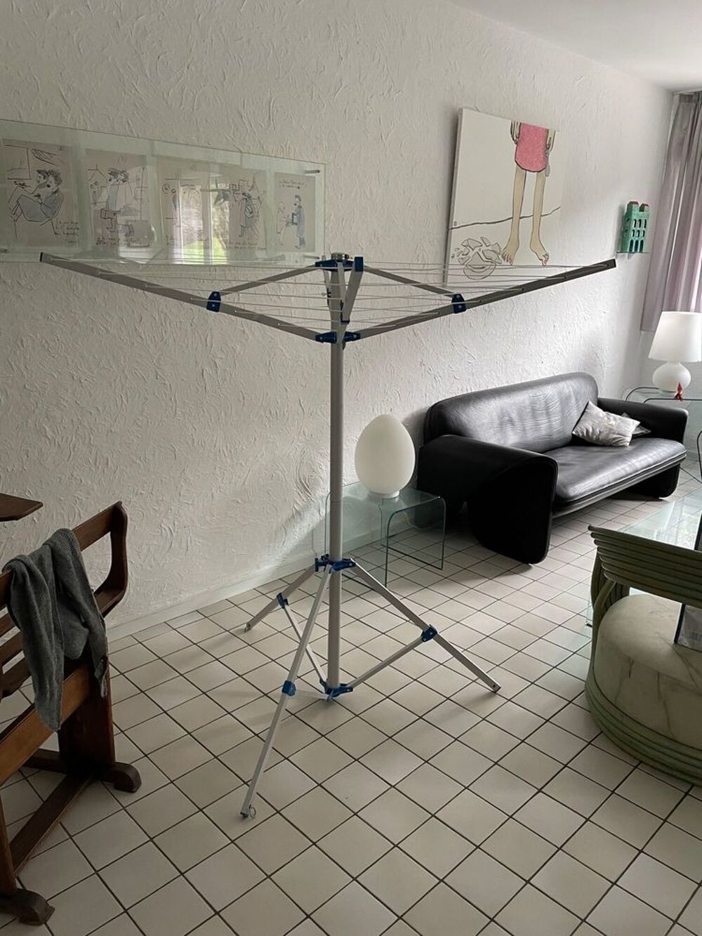 SECHOIR PARAPLUIE REPLIABLE A POSER Jardin