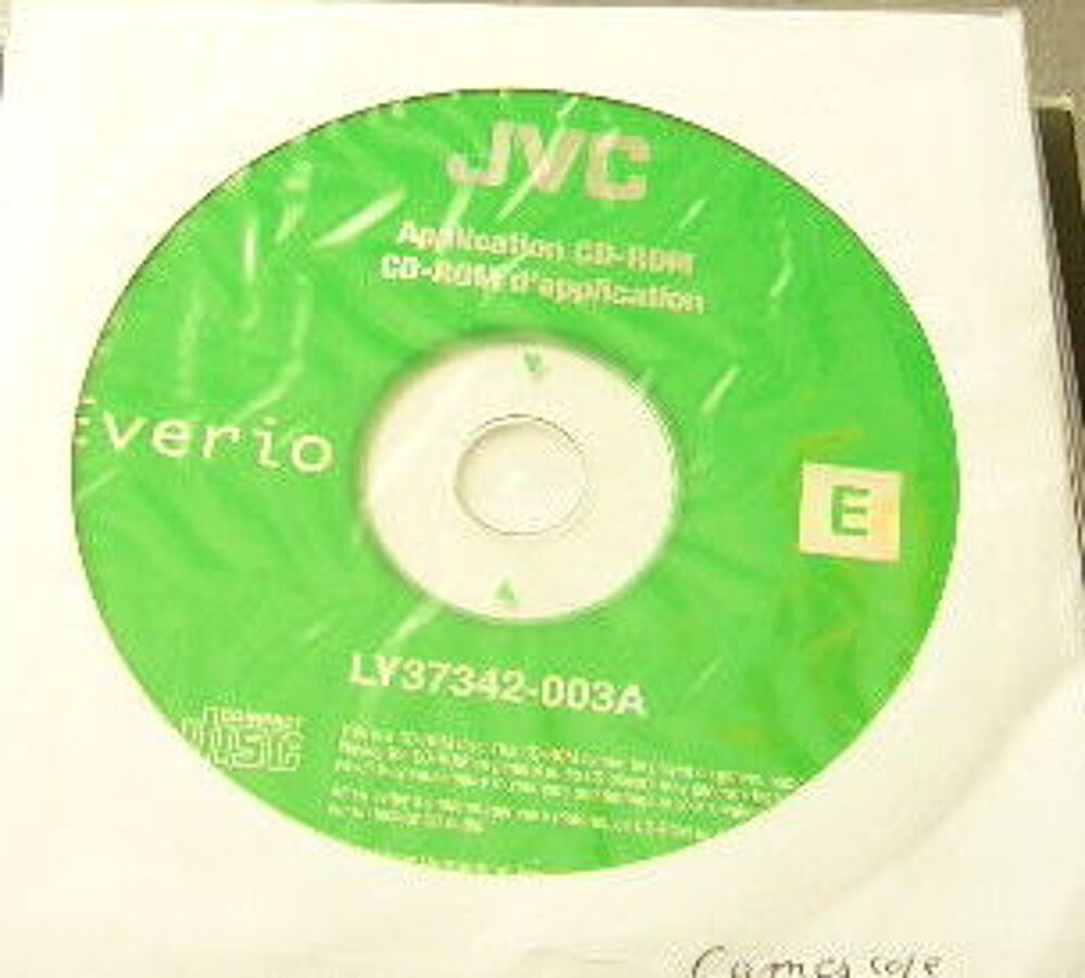 cd d'installation jvc everio Photos/Video/TV