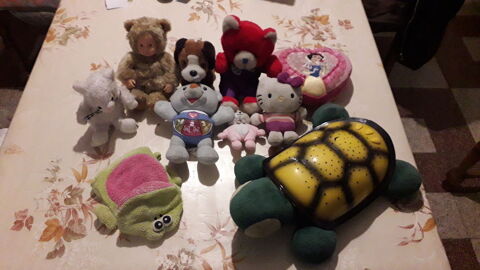 Anciennes peluches diverses. 12 Flers-en-Escrebieux (59)