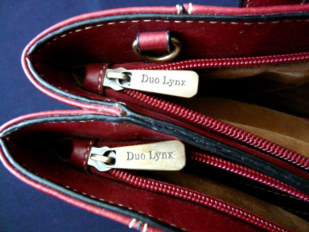 Sac &agrave; Main en Cuir Rouge du tout d&eacute;but des ann&eacute;es 2000, Neuf Maroquinerie