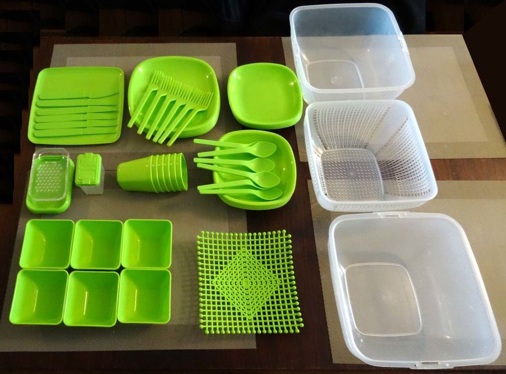 Set de picnic vintage 56 pi&egrave;ces pour 6 p, TBE Cuisine