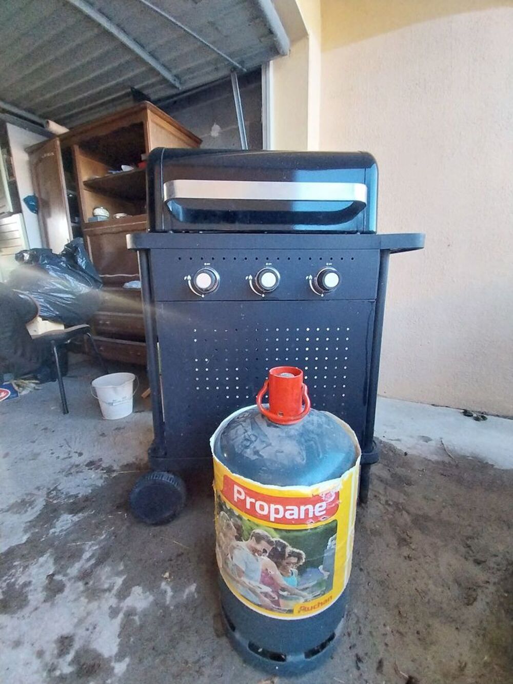 Barbecue gaz. Jardin