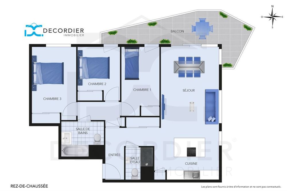 Vente Appartement EVIAN CENTRE GARE T4 VUE LAC Evian les bains