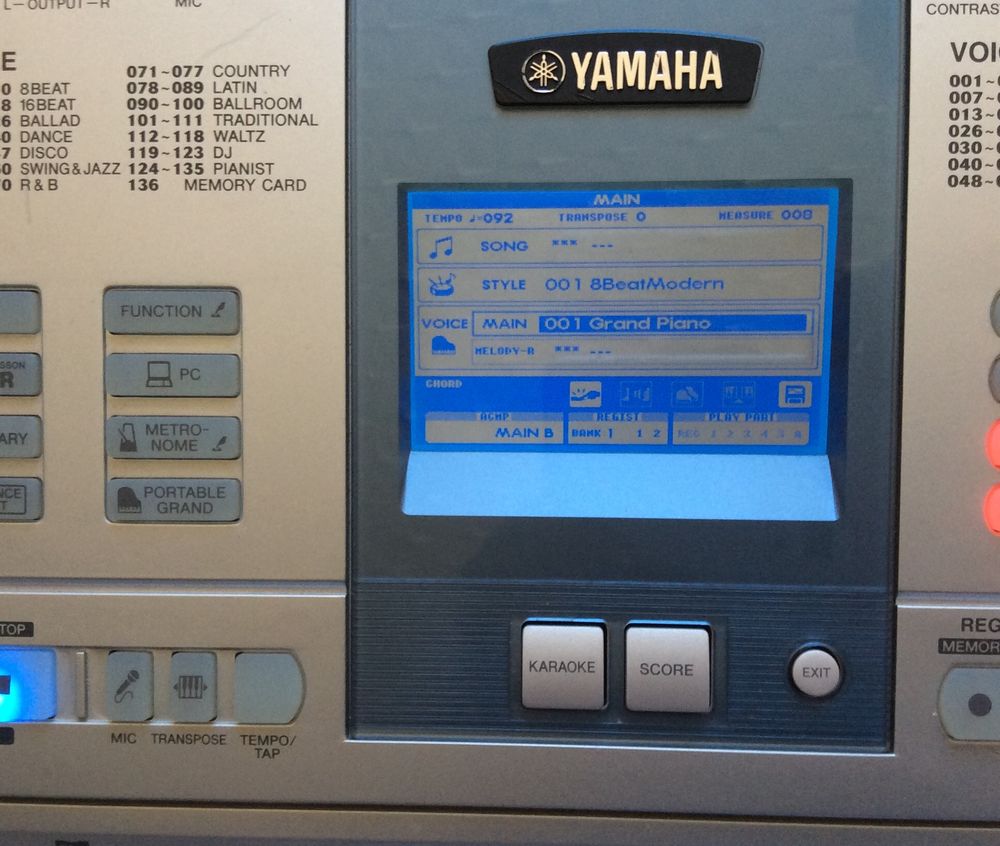 Synth&eacute;tiseur num&eacute;rique Yamaha Instruments de musique