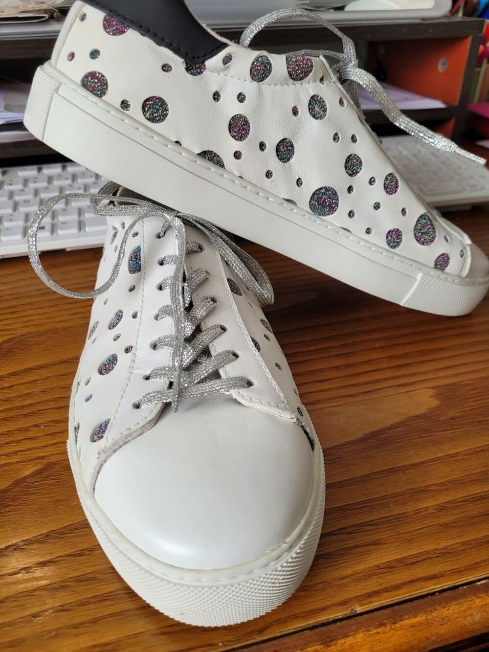 baskets femme blanches Chaussures