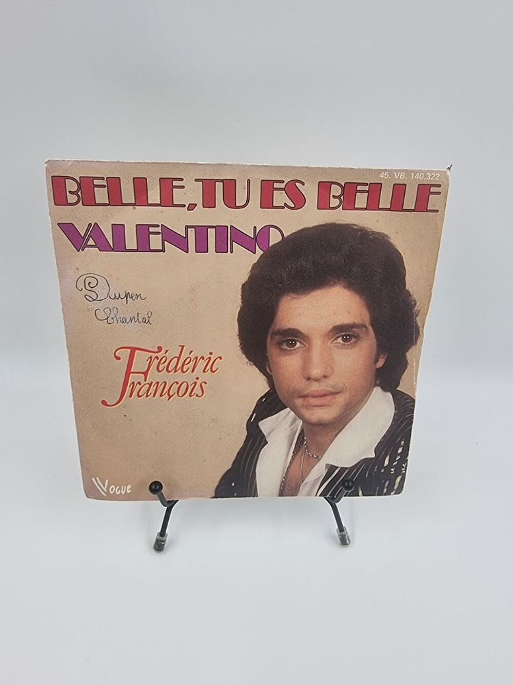 Vinyle 45 tours Fr&eacute;d&eacute;ric Fran&ccedil;ois : Belle, tu es Belle... CD et vinyles