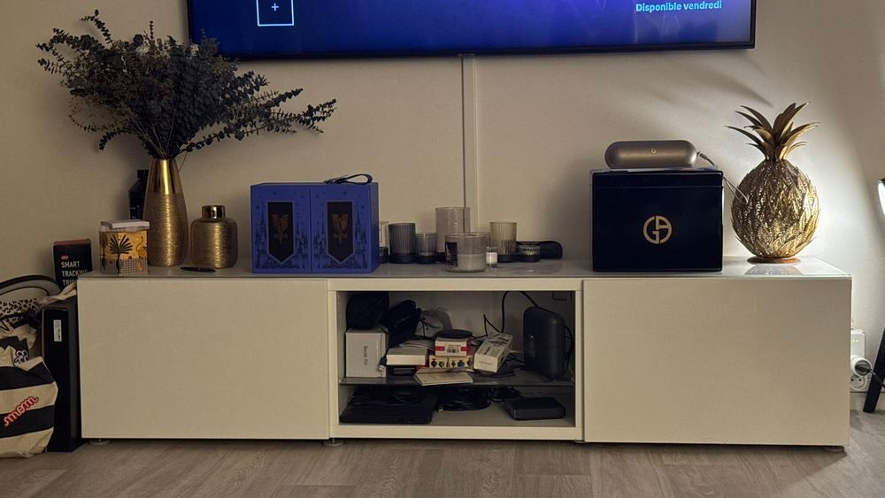 Meuble TV IKEA Besta blanc - excellent &eacute;tat Meubles