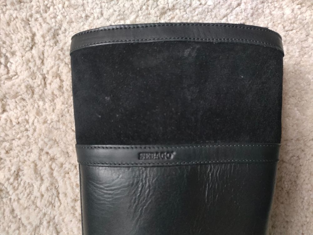 MAGNIFIQUES BOTTES SEBAGO NOIRES TOUT CUIR P 37 Chaussures
