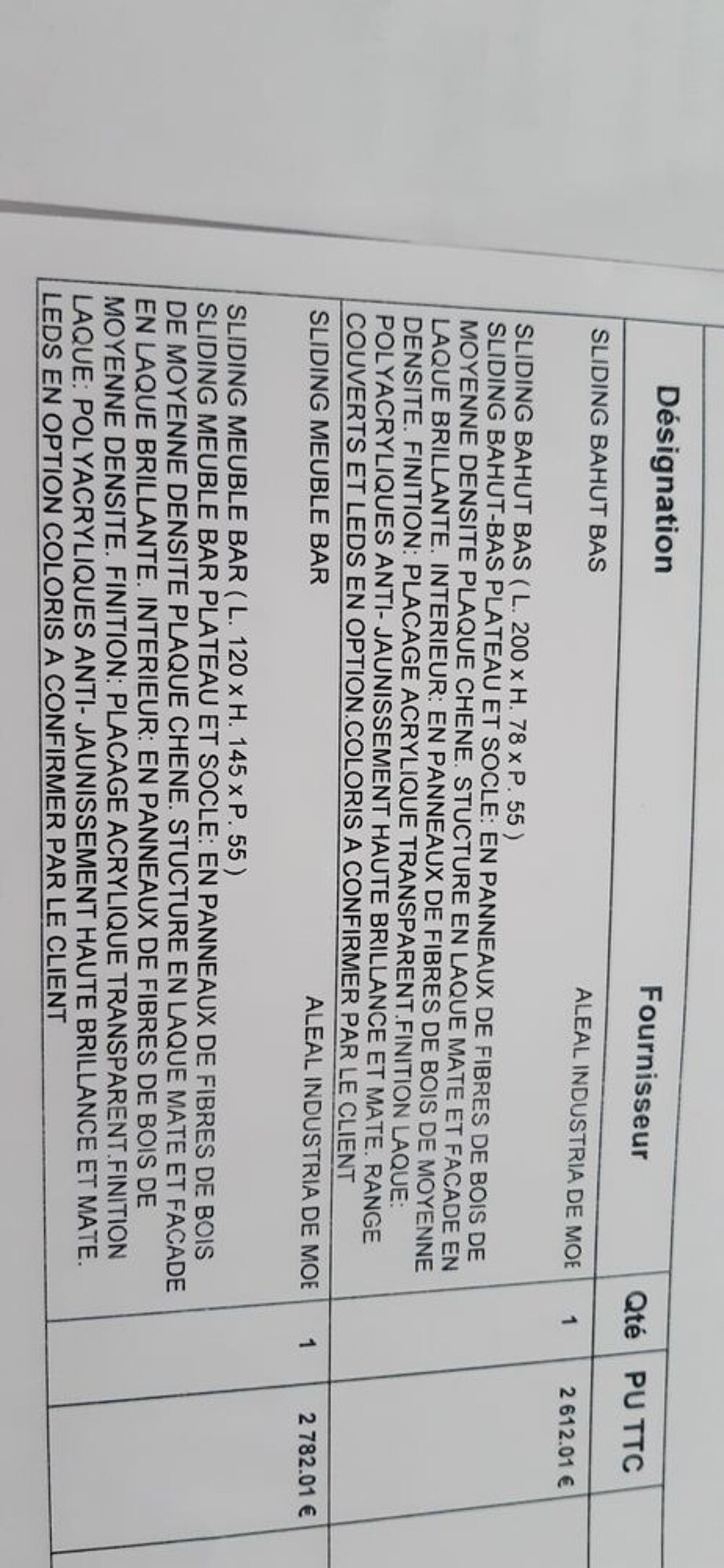 2 meubles de marque Crozatier Meubles