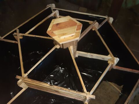 carr� potager bois double capacit� - 12 compartiments 0 Bain-de-Bretagne (35)