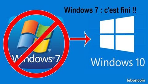 Remplacement de Windows 7 par Windows 10 24 Chelles (77)