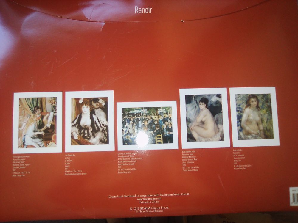 Reproduction de peinture de RENOIR 