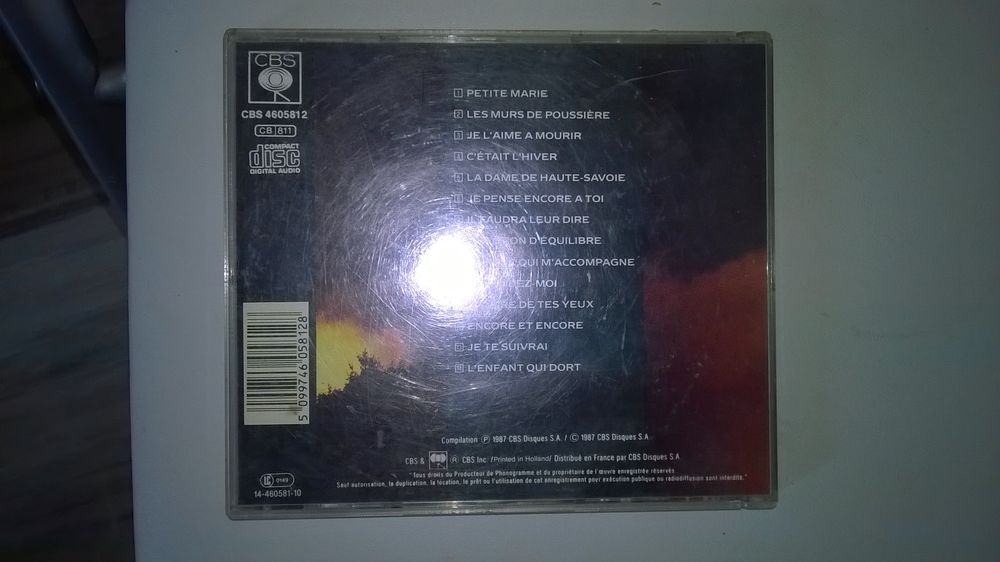 CD Francis Cabrel 
77-87
1991
Excellent etat CD et vinyles