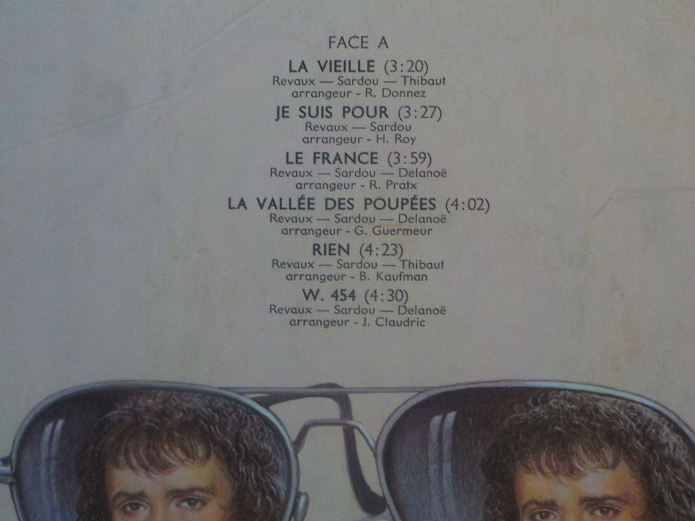 VYNIL 33T MICHEL SARDOU Album La Vieille - 1976 - Tr&eacute;ma CD et vinyles